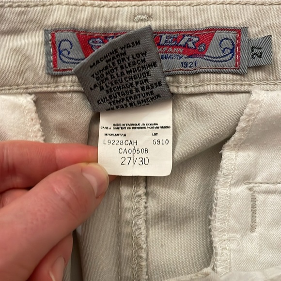 Vintage Silver Jeans Flare Leg Low Rise Khakis EUC - Picture 5 of 12